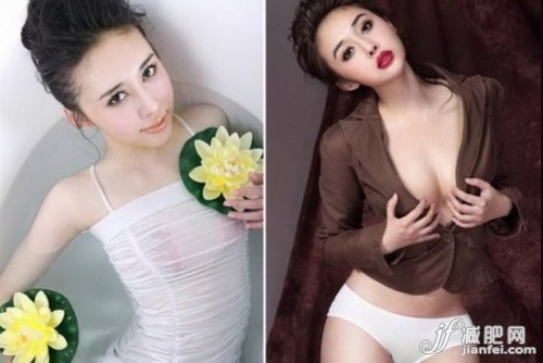 杨幂刘雨欣 G奶女星真假胸器